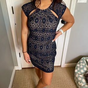 Blue Laced Dress